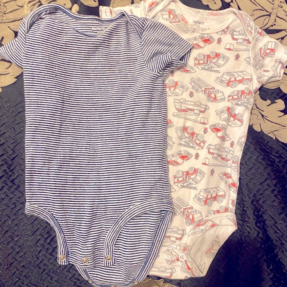 Set of 2 Baby Boy Onesies